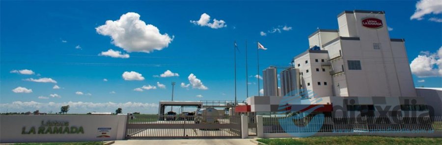 La planta secadora de leche de La Ramada sobre ruta 6 en Franck - Web La Ramada