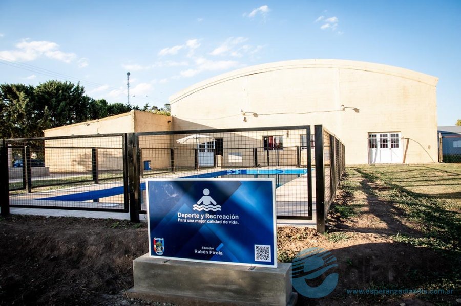 El flamante natatorio inaugurado en María Luisa - Prensa Senado