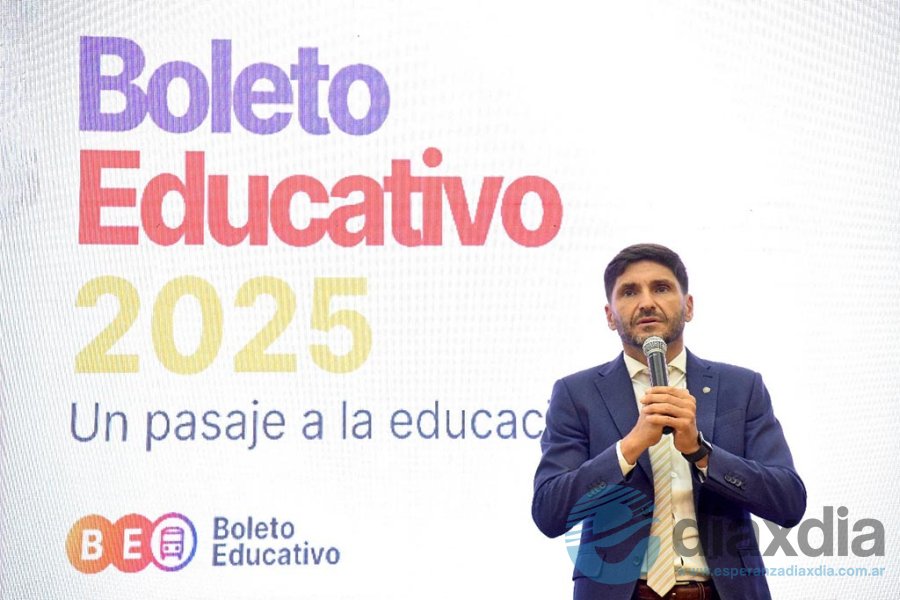 Pullaro en la presentación del BEG 2025