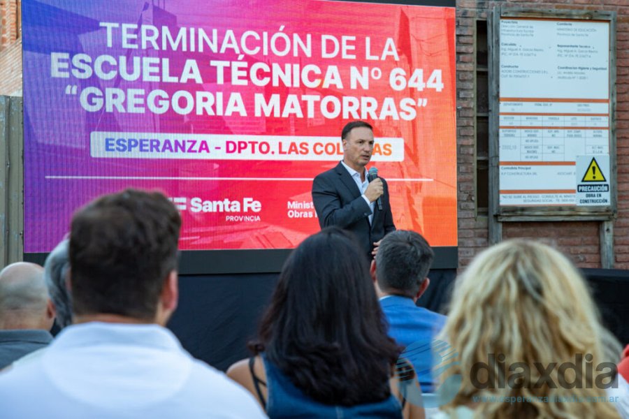 Lisandro Enrico, ministro de Obras Publicas - Foto Prensa Municipalidad