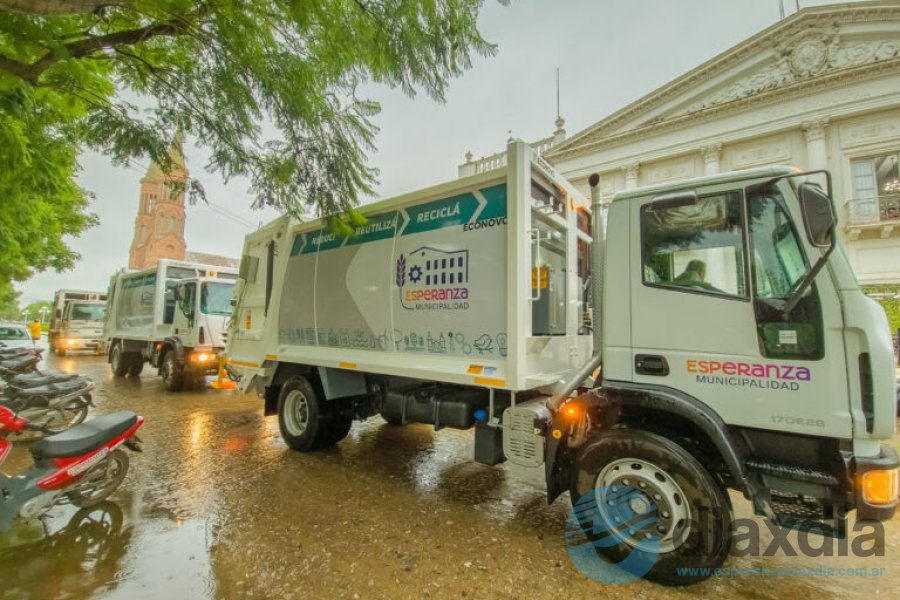 Los camiones adquiridos por el municipio