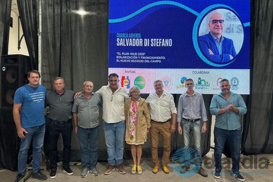 Los organizadores de la charla