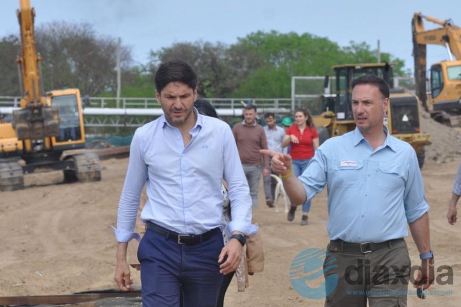 Pullaro y Enrico en obras Pullaro y Enrico en obras