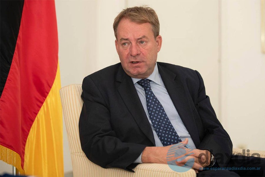 El embajador Dieter Lamlé
