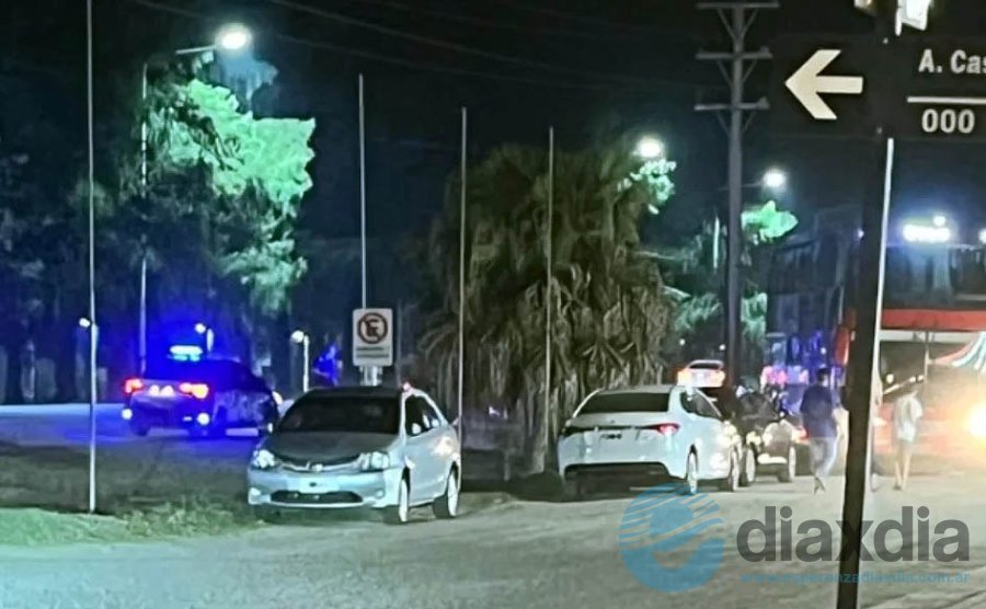 La policía en el lugar del segundo choque - Foto Humanos Esperanza