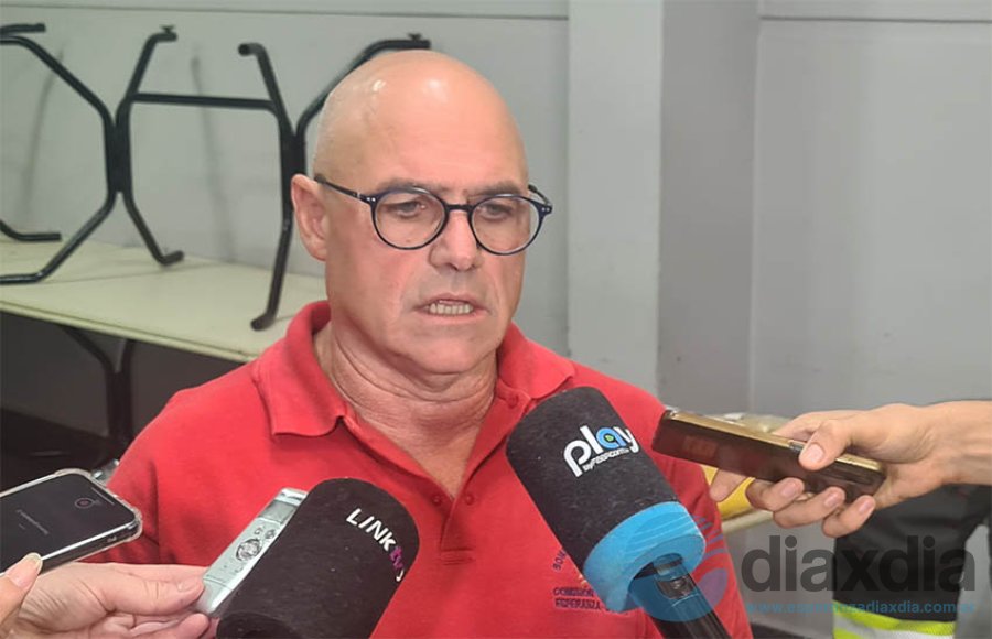 Alberto Nuñez, presidente de Bomberos Voluntarios / Edxd