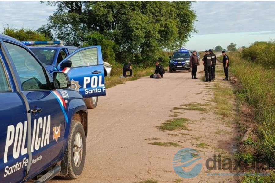 Momento de la detención de los dos ladrones Momento de la detención de los dos ladrones