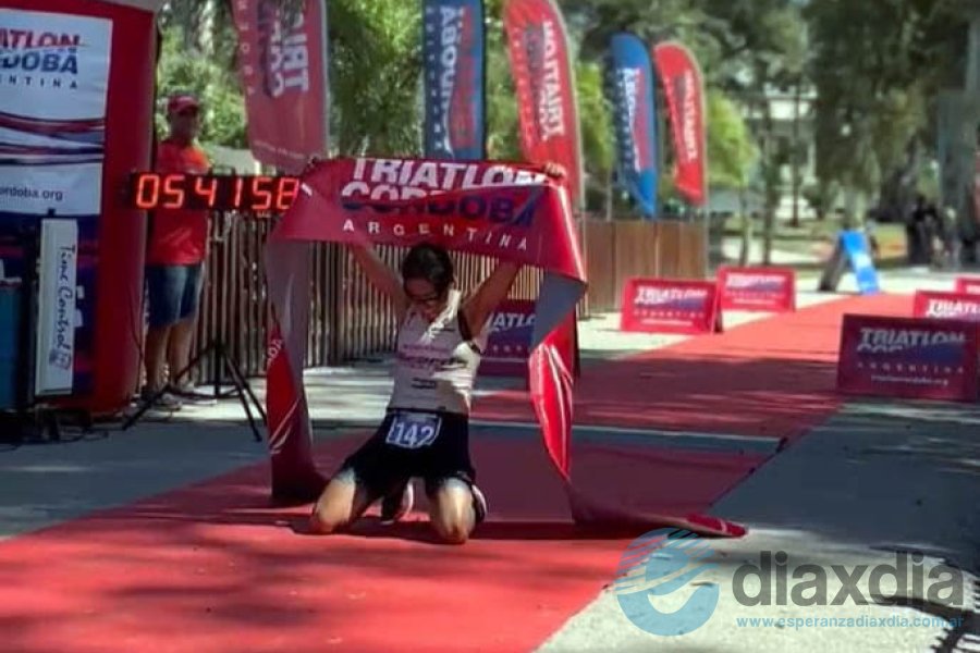 Paola Martínez y la emoción de llegar primera