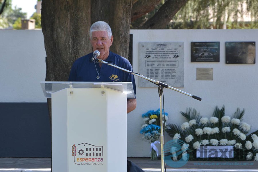 Omar Vogt en su emotivo mensaje