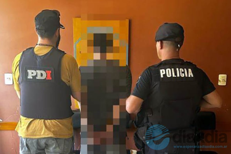 El detenido en sede policial