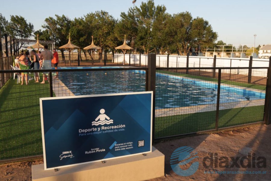 Uno de los natatorios construidos en la región