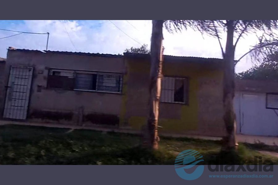 Así se encontraba la casa previo al operativo