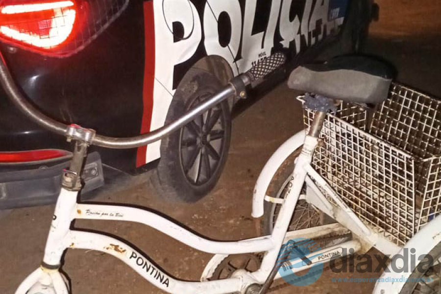 El rodado recuperado por la policía