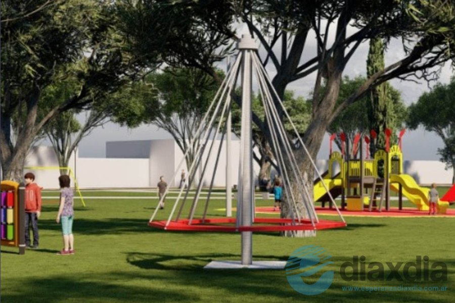 El proyecto de juegos para la Plaza Alemania El proyecto de juegos para la Plaza Alemania