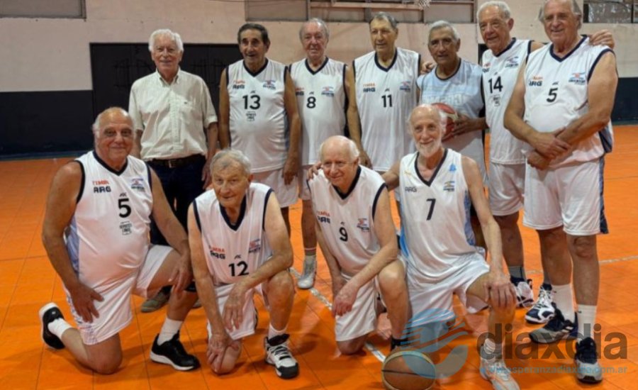 La Selección Argentina +80 de Basquetbol - Prensa ASB