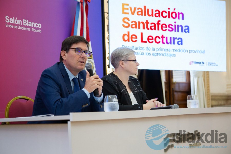 El ministro Goity en la presentación El ministro Goity en la presentación