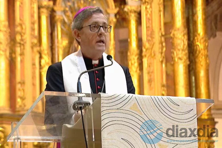 El arzobispo de Buenos Aires García Cuerva - Foto Captura Video TV