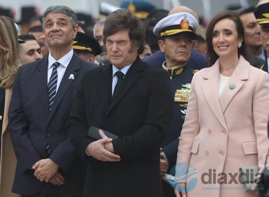 Macri, Milei y Villarroel - Captura Video TV