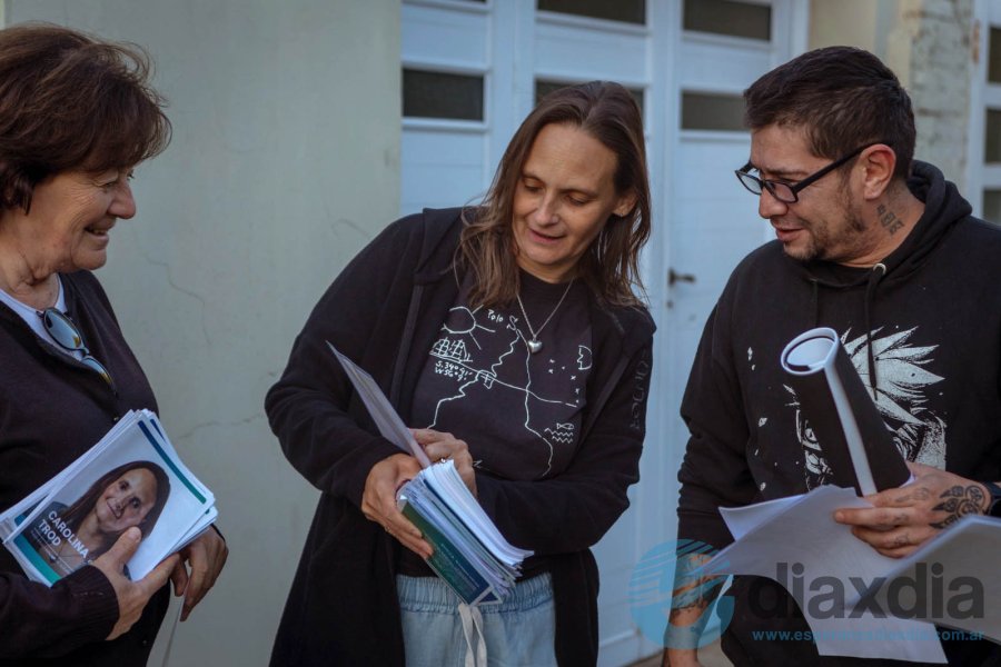 Carolina Trod y Matilde Martínez en una recorrida