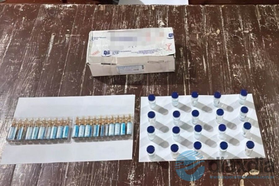 Los elementos secuestrados en un colectivo Los elementos secuestrados en un colectivo