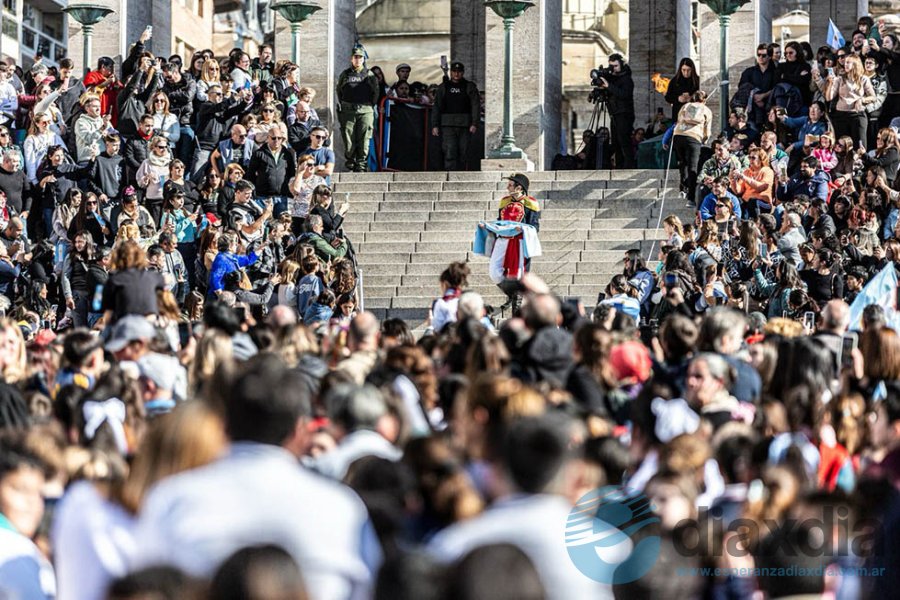 Momento de la jura de los alumnos