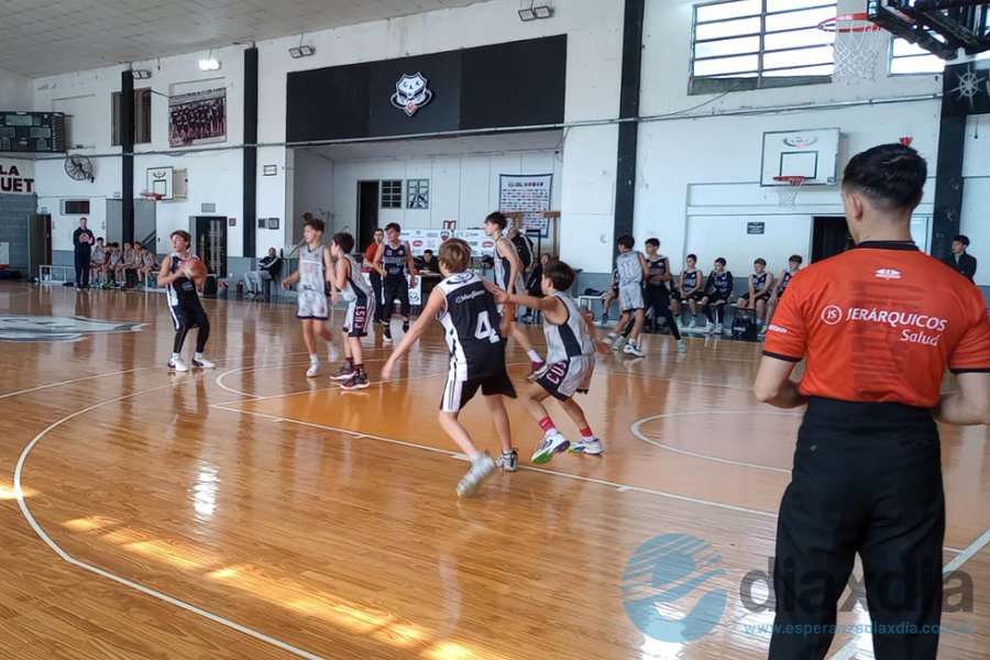 El juego de los U13 en el 