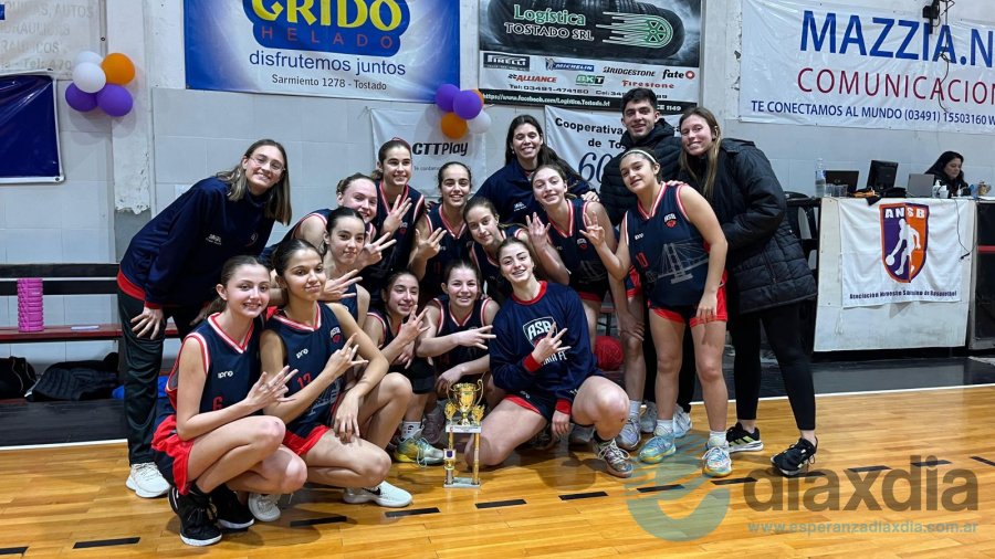 Las chicas que lograron subir al podio - Prensa ASB