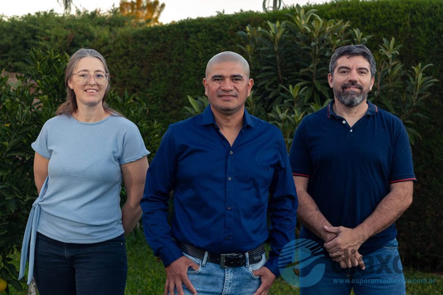 Sonia Ottonelli, Matías Velázquez y Diego Sánchez