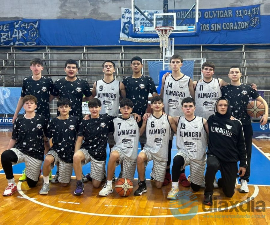 El equipo U17 de Almagro en Liga Federal - Prensa Almagro