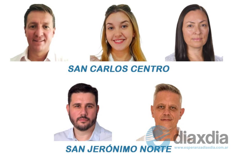 Los nuevos concejales en Las Colonias