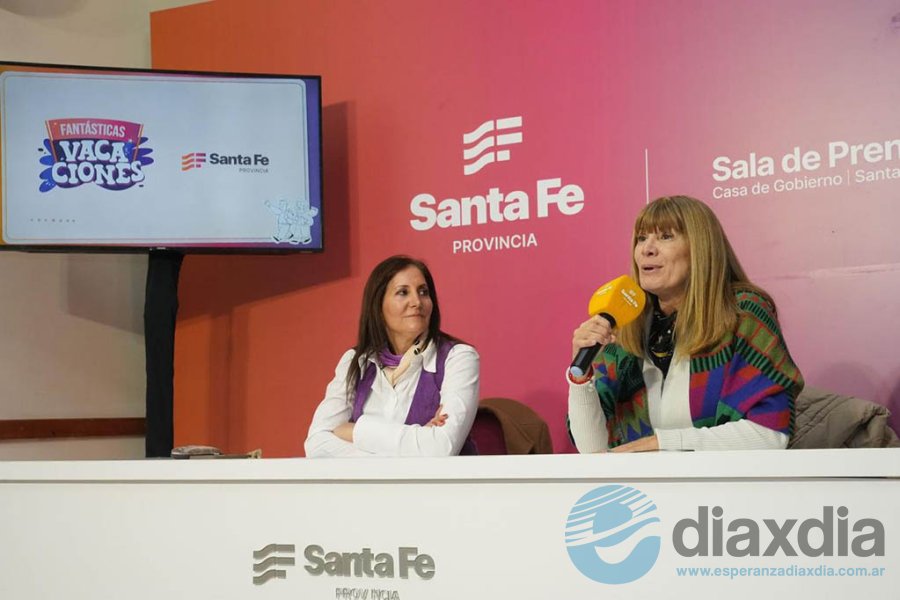 Rueda y Aeberhard en la conferencia de prensa