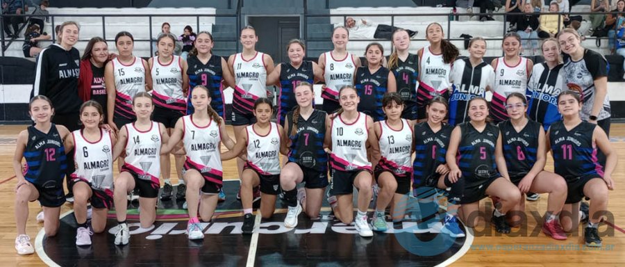 Las protagonistas del clásico en U13 jugado este domingo en Alma Juniors - Foto Prensa Almagro