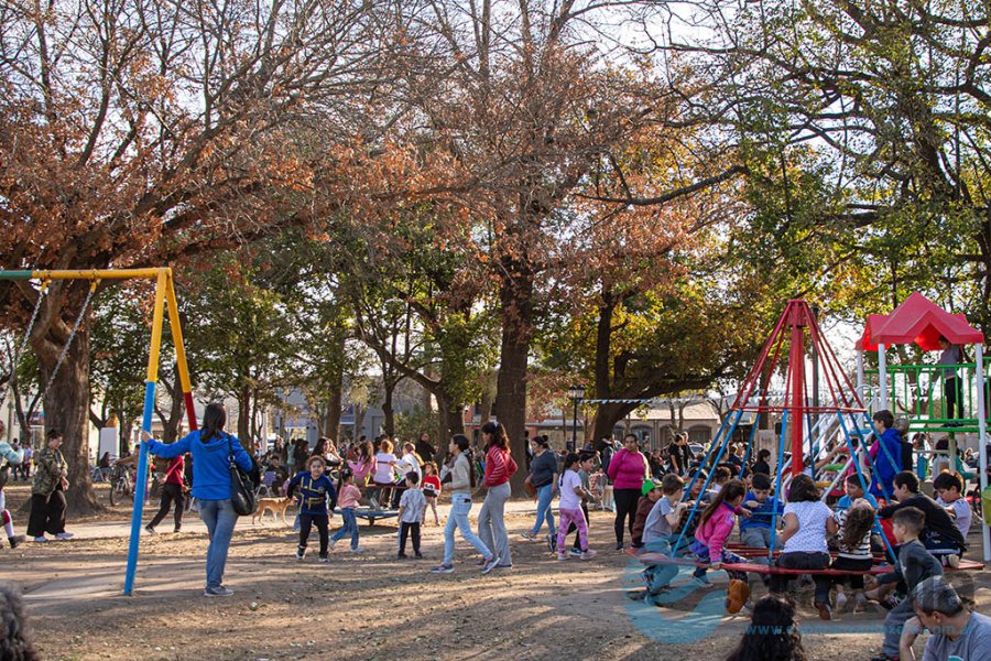 Los vecinos disfrutaron de los juegos