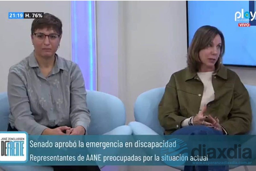 Maria Eugenia Aquino y Natacha Baez en Play TV