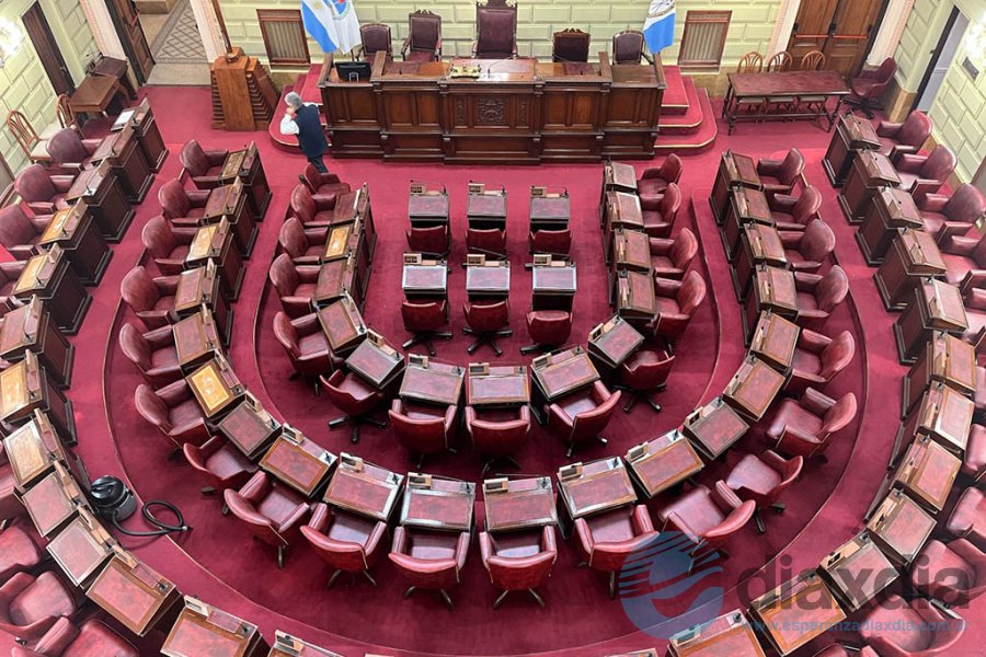 Cámara de Diputados adaptada para la Convención