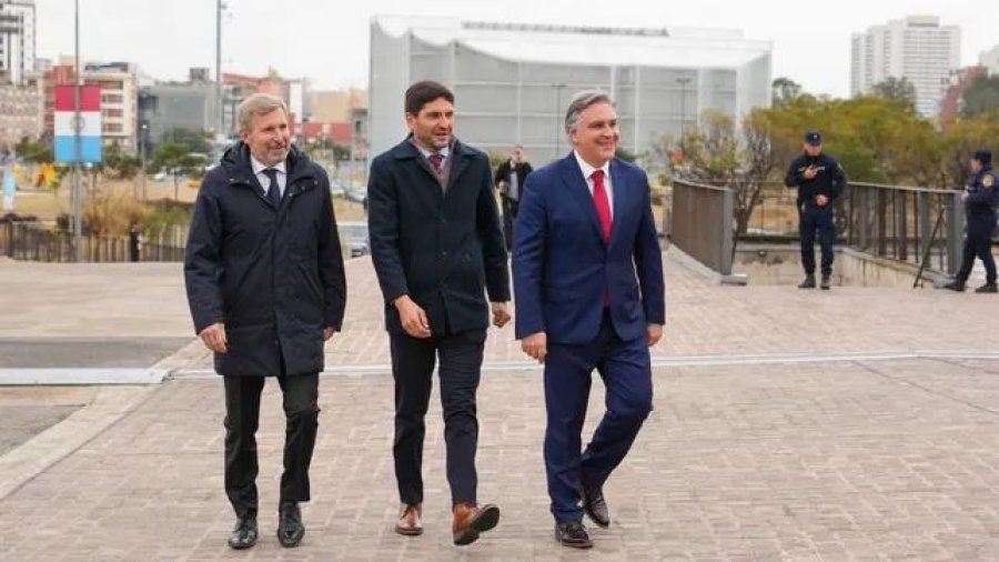 Pullaro, Frigerio y Llaryora se reunieron en Córdoba.