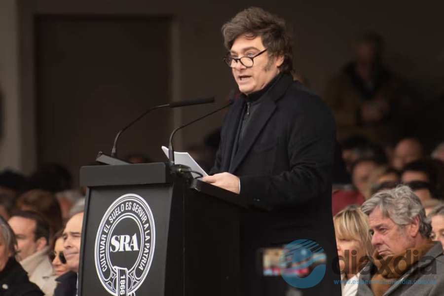 Javier Milei en la Rural de Palermo Javier Milei en la Rural de Palermo