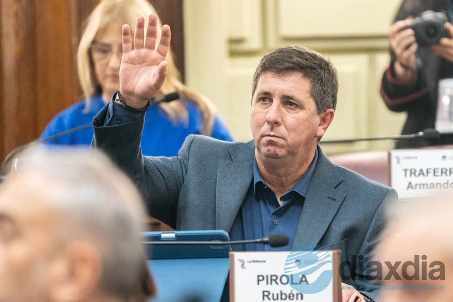 Ruben Pirola en el recinto de la Convención Ruben Pirola en el recinto de la Convención