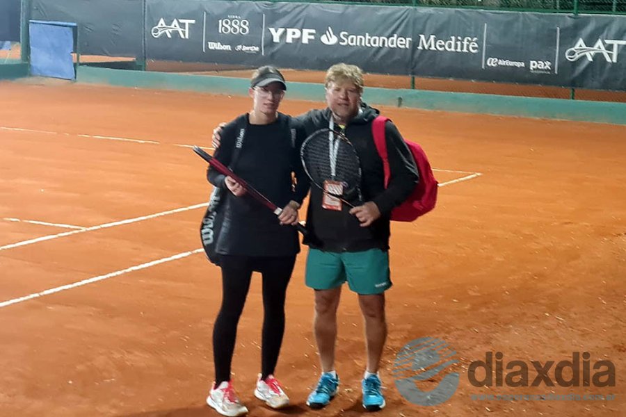 Malena Auce y Fabián Plantón en Pergamino