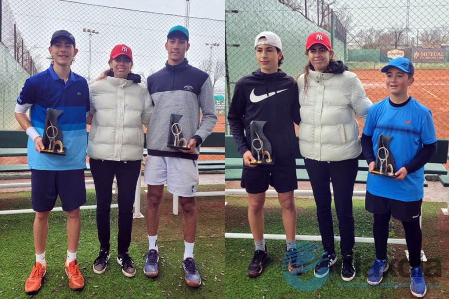 Los premiados en Sub18 y Sub14 en el LTCE