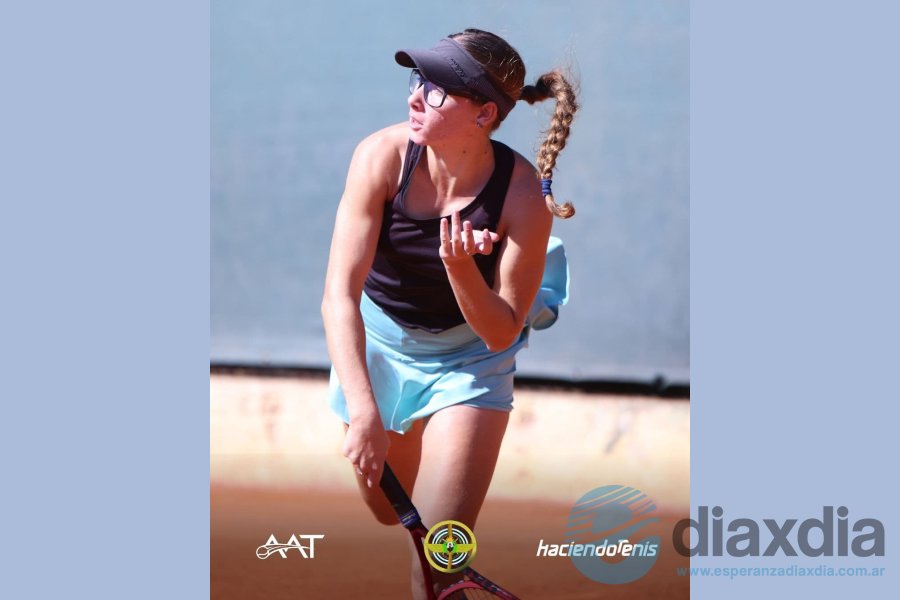 Malena Auce en plena competencia