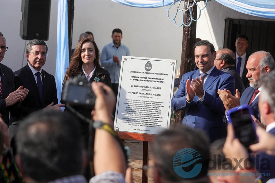 La vicepresidenta y el gobernador correntino La vicepresidenta y el gobernador correntino