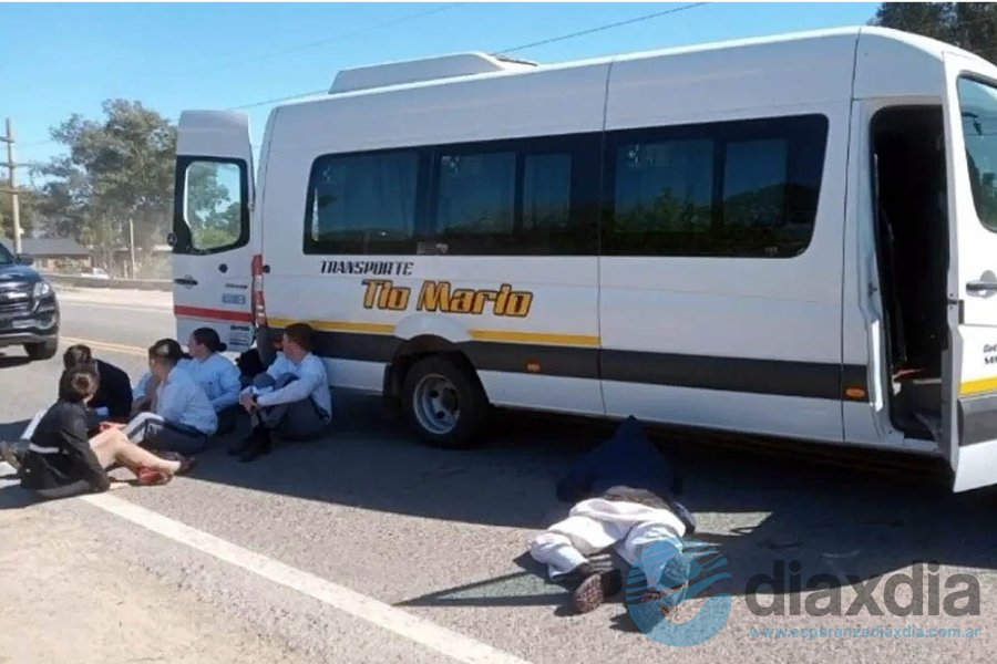 El joven detenido y los cadetes agredidos