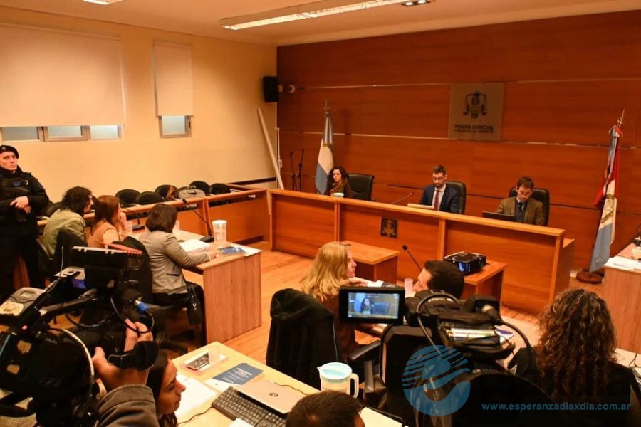 La sala donde se desarrolla el juicio