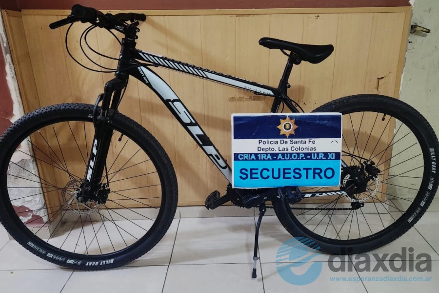 Uno de los rodados recuperados desde URXI