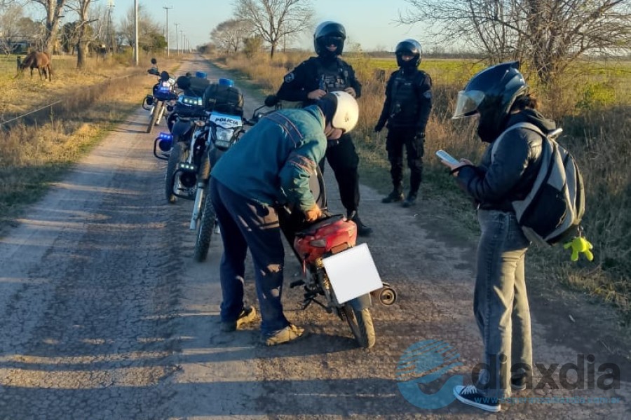 El operativo realizado en caminos de Esperanza El operativo realizado en caminos de Esperanza