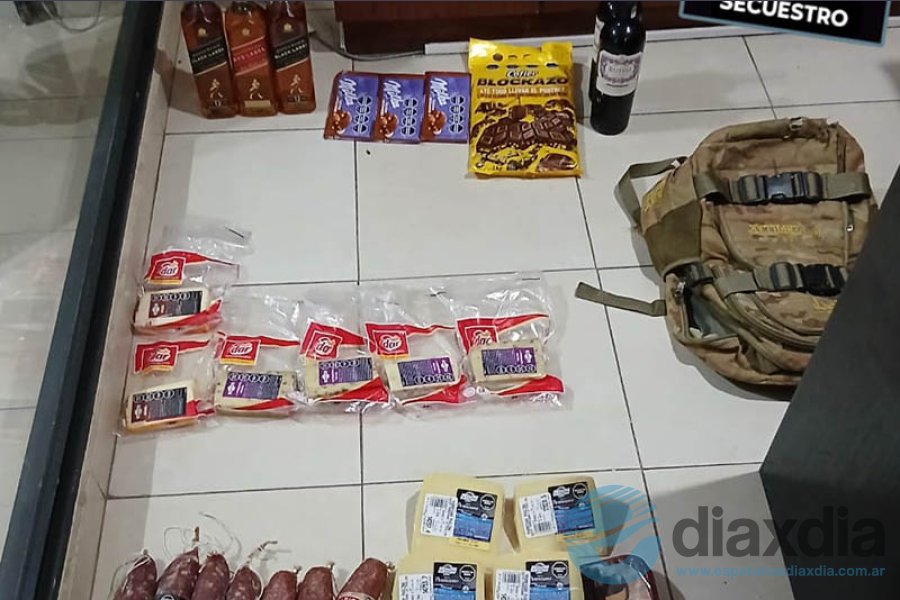 Los elementos recuperados por la policía