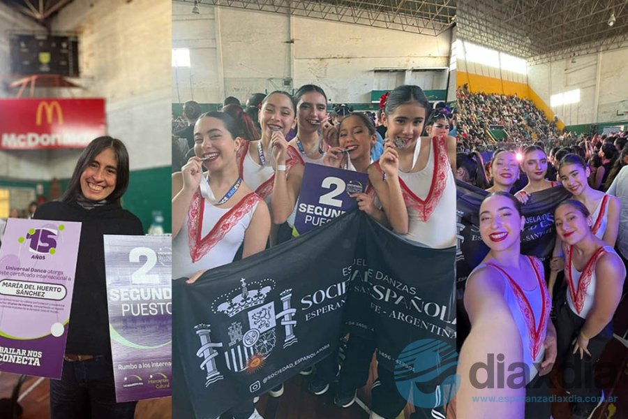 La instructora y las bailarinas en el festival La instructora y las bailarinas en el festival