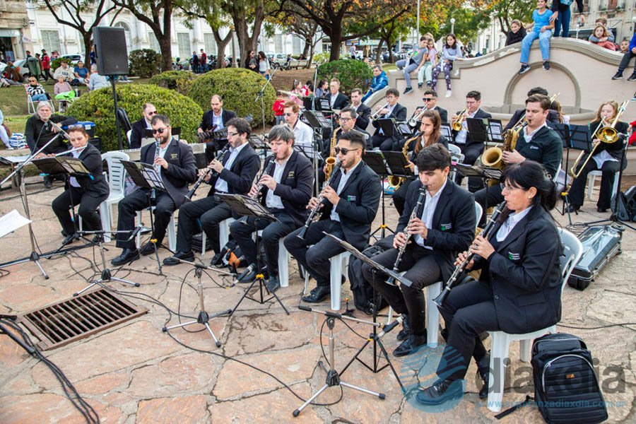 La Banda de Música en Plaza San Martín