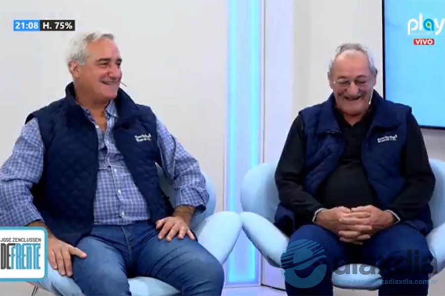 Diego Alonso y Luis Zurverra en Play TV Diego Alonso y Luis Zurverra en Play TV